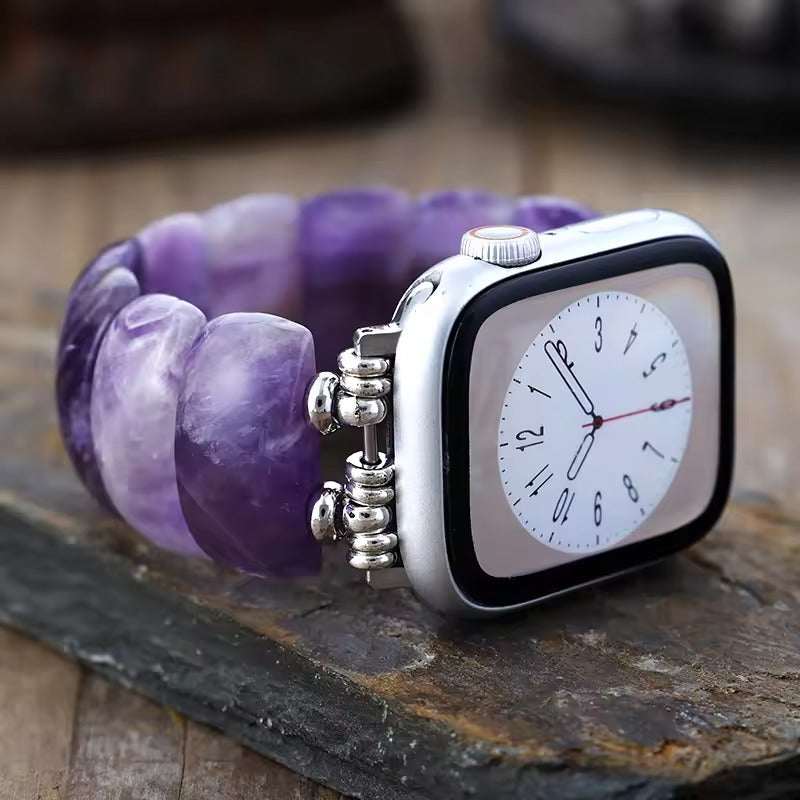 Divine Amethyst Stretch Watch Strap