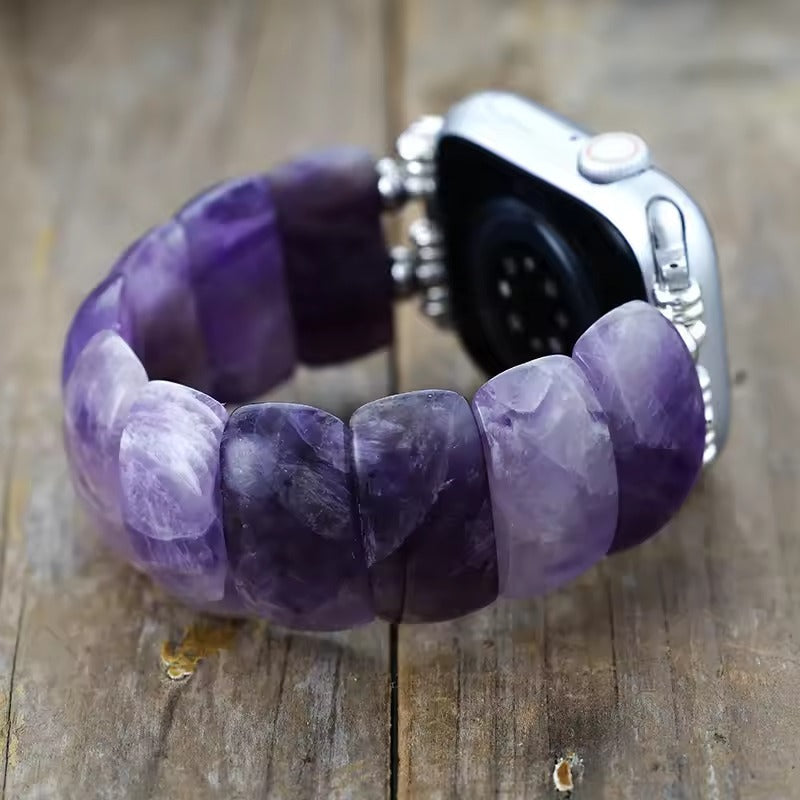 Divine Amethyst Stretch Watch Strap