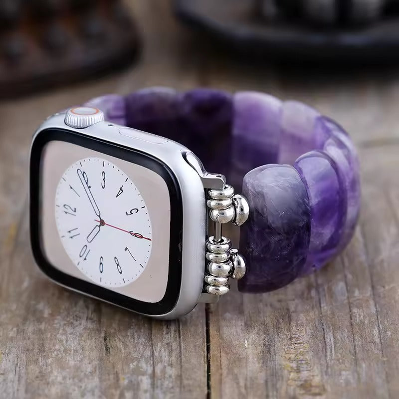 Divine Amethyst Stretch Watch Strap