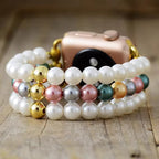 Ethereal Pearl Stretch Watch Strap