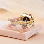 Flora Rose Stretch Watch Strap