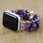 Majestic Amethyst Stretch Watch Strap