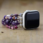 Majestic Amethyst Stretch Watch Strap