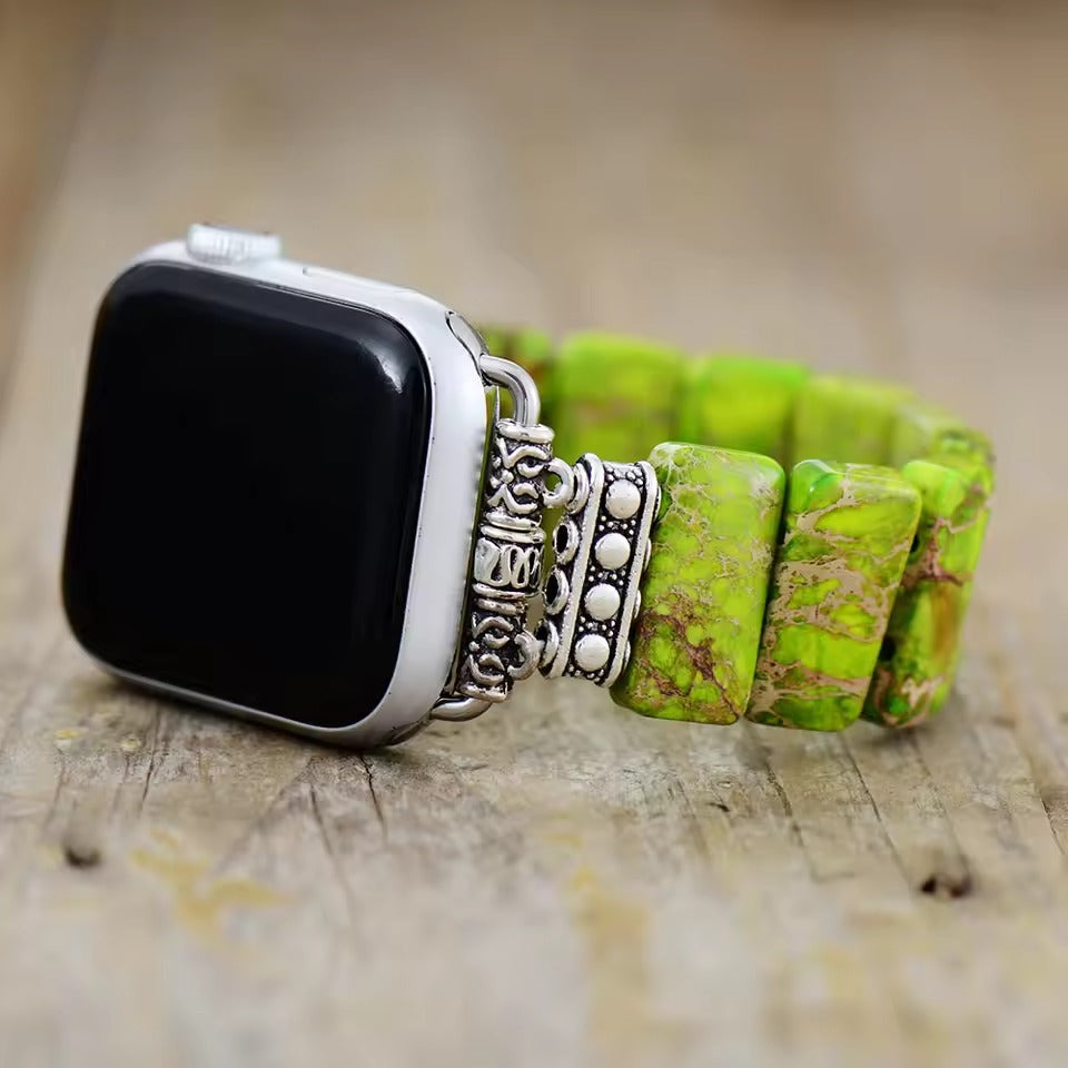 Meadow Jasper Stretch Watch Strap