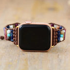 Prismatic Crystal Stretch Watch Strap