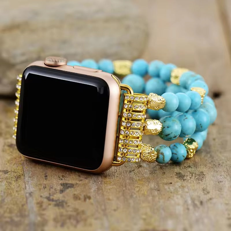 Serene Turquoise Stretch Watch Strap